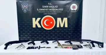 İzmir’deki yasa dışı silah ticareti operasyonunda 1 tutuklama
