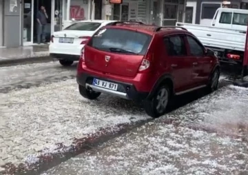 İzmir Menemen’de dolu yağışı etkili oldu
