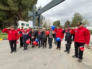 Jandarma özel misafirlerini ağırladı
