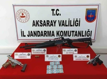 Jandarmadan uyuşturucu ve kaçak silah operasyonu
