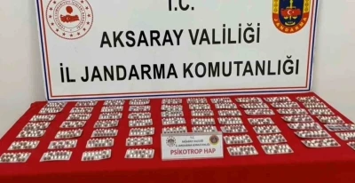 Jandarmanın operasyonunda uyuşturucu hap ele geçirildi
