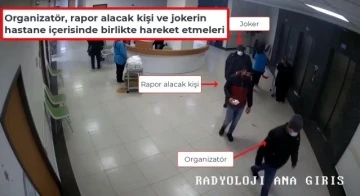 Jokerli sahte rapor çetesinin görüntüleri ortaya çıktı