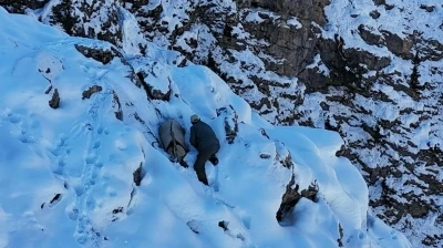 Kaçak avcı havadan görüntülendi
