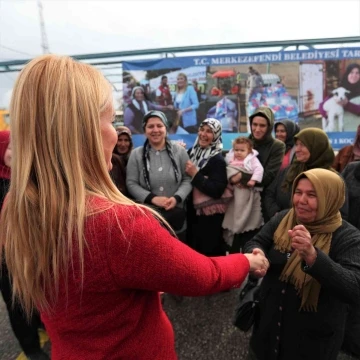 Kadın üreticilere küçükbaş hayvan ve yem desteği sağlandı