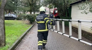 Kafenin bacasında çıkan yangın söndürüldü
