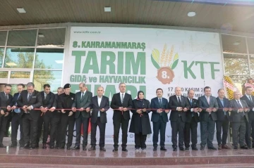 Kahramanmaraş’ta Tarım Gıda ve Hayvancılık Fuarı açıldı
