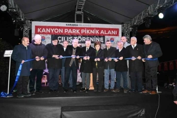 Kanyon Park Piknik Alanı vatandaşların hizmetine açıldı
