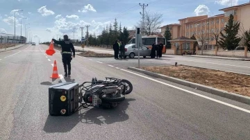 Karaman’da otomobille motosiklet çarpıştı: 1 yaralı
