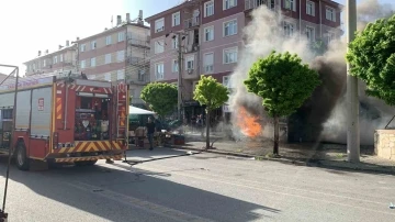 Karaman’da patlayan elektrik trafosu korkuttu
