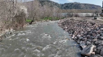 Karasu Deresi taşkın koruma seddi çalışması tamamlandı
