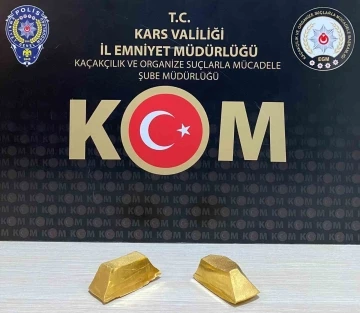 Kars’ta 3,5 kilo altın ele geçirildi
