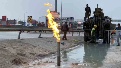 Kartepe’de yer altından yine gaz çıktı,