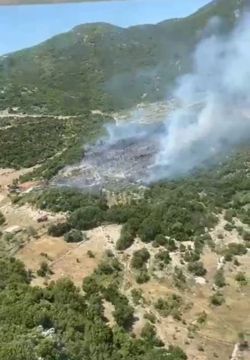 Kaş’taki orman yangını yarım saatte kontrol altına alındı
