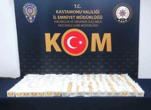 Kastamonu’da 14 bin 400 doldurulmuş makaron ele geçirildi
