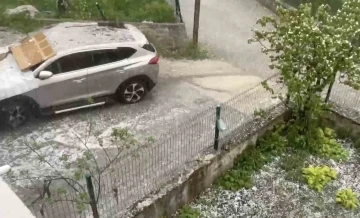 Kastamonu’da dolu ve sağanak yağış
