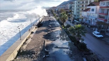 Kastamonu'daki olumsuz hava koşullarından 4 ilçe etkilendi