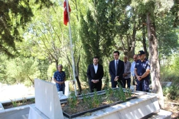 Kaymakamı Ardal, şehit Kıygıcı’nın kabrini ziyaret etti
