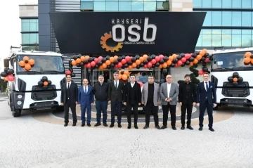 Kayseri OSB’nin araç filosuna 6 yeni araç eklendi
