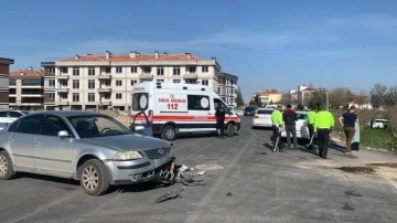 Kaza yapan otomobil elma bahçesine uçtu: 1 yaralı
