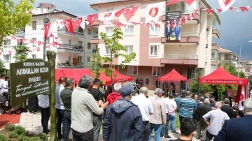 Keçiören’de Abdullah Uzun Parkı hizmete açıldı
