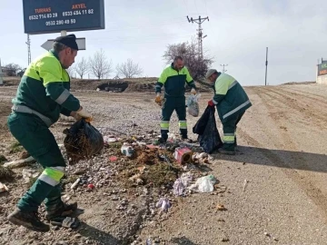 Keçiören’in kırsal kesimlerinde temizlik
