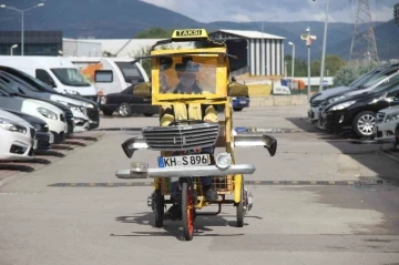 Kendi eliyle &quot;Mercedes&quot;ini yaptı
