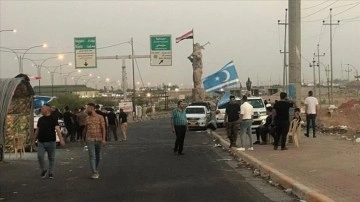 Kerkük'te yaşanan protestolardan dolayı sokağa çıkma yasağı ilan edildi