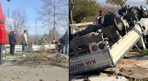 Kestel ilçe girişinde feci kaza: 2 ölü