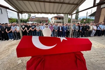 Kıbrıs gazisi son yolculuğuna uğurlandı