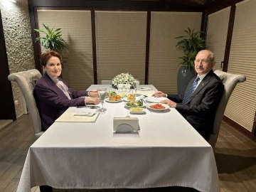 Kemal Kılıçdaroğlu, Meral Akşener görüşmesi başladı