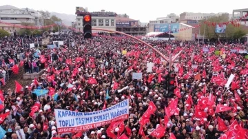 Kılıçdaroğlu, Erzincan’da miting yaptı
