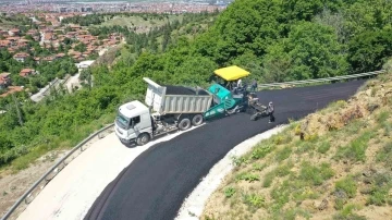 Kirazlıdere ile Andık Deresi bölgesi arasına asfalt yol
