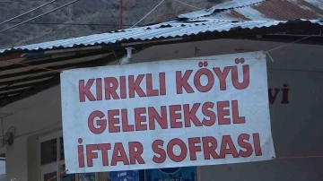 Kırıklı köyünde hayırlı gelenek 19 yıldır sürüyor
