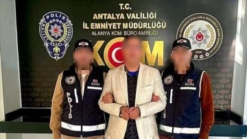 Kırmızı bültenle aranan yabancı uyruklu kişi Alanya'da yakalandı