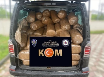 Kocaeli’de 1 ton 100 kilo gümrük kaçağı tütün ele geçirildi
