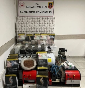 Kocaeli’de 93 bin 924 boş ve dolu makaron ele geçirildi
