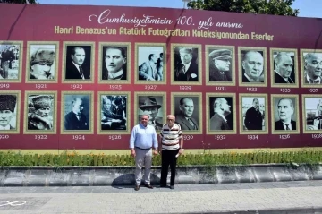 Koleksiyondaki Atatürk fotoğraflarını görünce duygulandı
