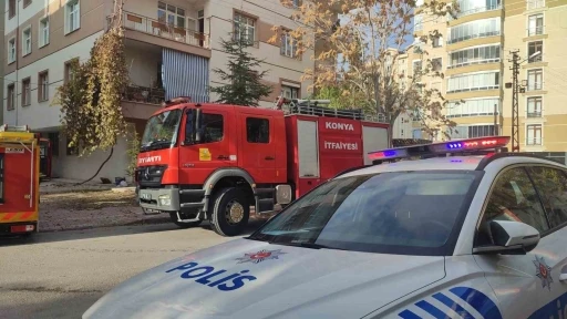 Konya’da apartmanın bodrumunda çıkan yangın paniğe neden oldu
