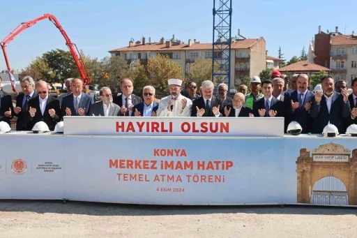 Konya Merkez İmam Hatip Lisesinin temeli atıldı
