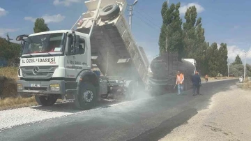 Köy yolları konforlu hale geliyor
