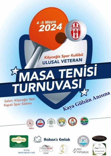 Köyceğiz’de Masa Tenisi Turnuvası başlıyor
