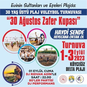 Köyceğiz’de Plaj Voleybol Turnuvası gerçekleştirilecek
