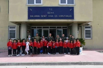 Köyceğizli öğrenciler Dalaman Deniz Hava Üs Komutanlığı’na misafir oldu
