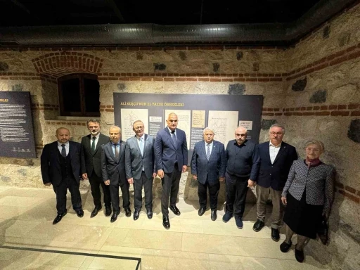 Kültür ve Turizm Bakanı Mehmet Nuri Ersoy, Ali Kuşçu eserler sergisine katıldı
