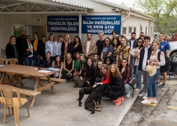 Kuşadası Belediyesi Temizlik İşleri Müdürlüğü Erasmus öğrencilerini ağırladı
