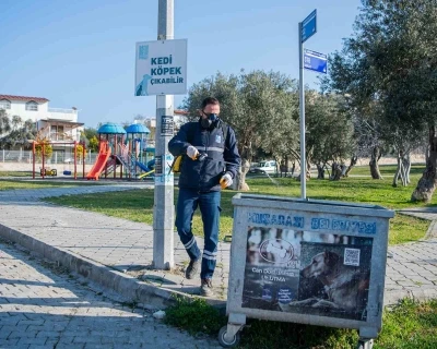 Kuşadası’nda Kadınlar Denizi Mahallesi’nde detaylı temizlik çalışması