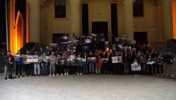 Kütahya’da Filistin için canlı fotoğraf sergisi ve yürüyüş gerçekleştirildi
