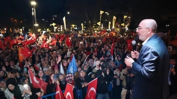 Kütahya’da Recep Tayyip Erdoğan coşkusu meydanlara sığmadı
