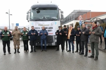 Kütahya’dan 21 yardım tırı dualarla afet bölgesine uğurlandı
