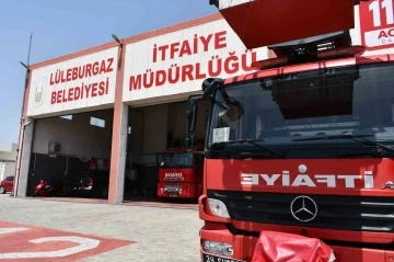 Lüleburgaz itfaiyesinden 6 ayda 207 yangına müdahale
